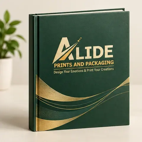 Illustrative Alide-branded Book Printing design 1