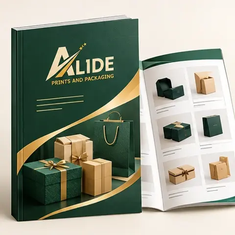 Illustrative Alide-branded Product Catalogues design 1