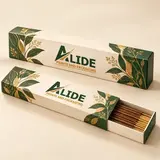 Alide Prints & Packaging incense-stick carton with inner tray illustrative mockup