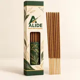 Alide Prints & Packaging windowed incense carton and printed sleeve illustrative mockup