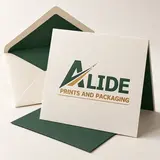 Illustrative Alide-branded premium textured greeting card