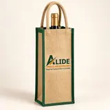 Alide Prints & Packaging jute bottle carrier illustrative mockup