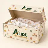 Alide Prints & Packaging compact children's shoe box illustrative mockup