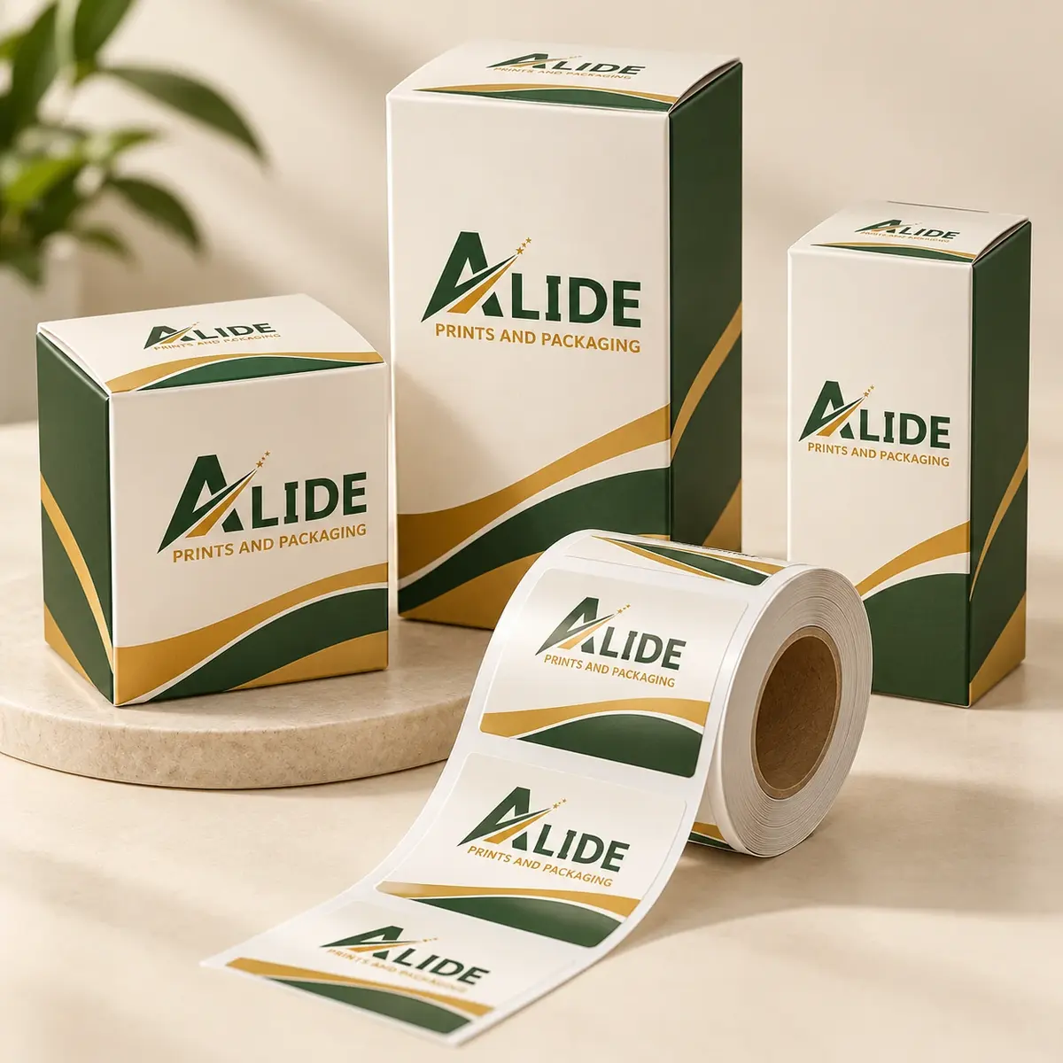 Illustrative Alide-branded pharma mono cartons campaign concept